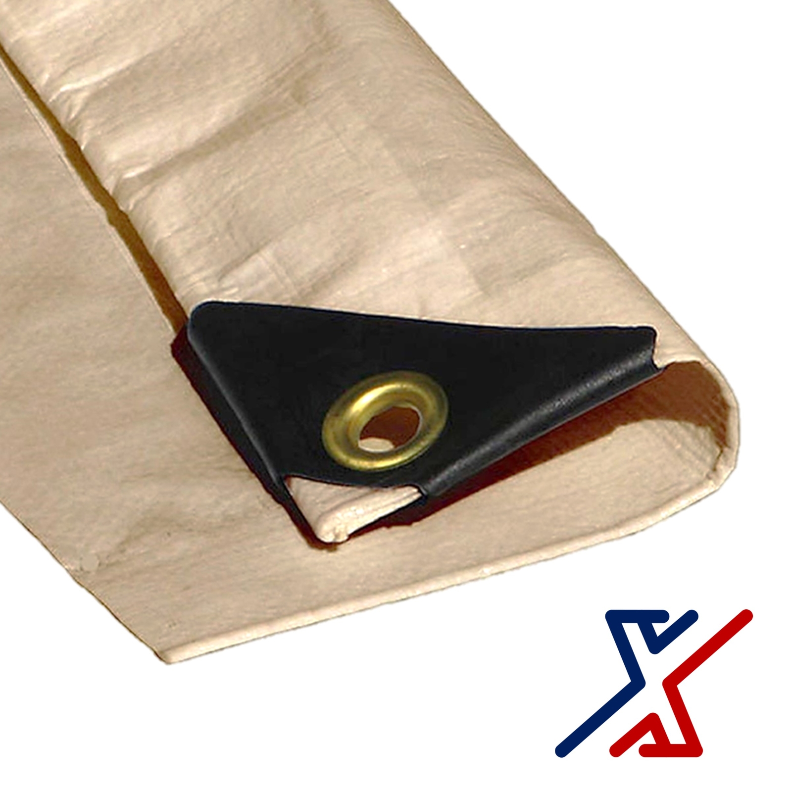 Desert Color 12 Mil Heavy Duty Tarp / Canopy by X1Tools/Tarps (over 150 Sizes)