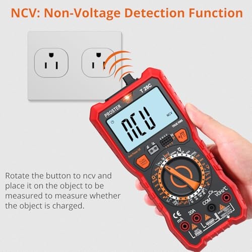 Digital Multimeter 6000 Count - TRMS Ohm Meter Multimeter, Voltimetro