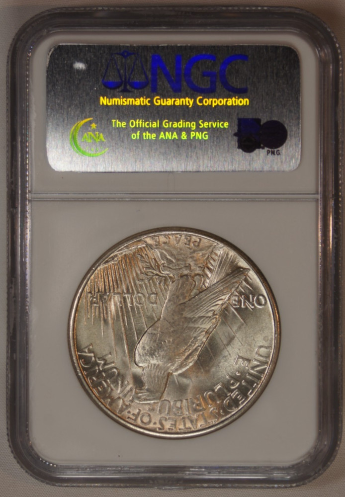 1921 Peace Silver Dollar - NGC MS62