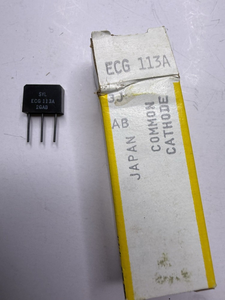 Phillips Sylvania ECG113A Bridge Rectifier NOS 3-Pin Power Module w/ Box