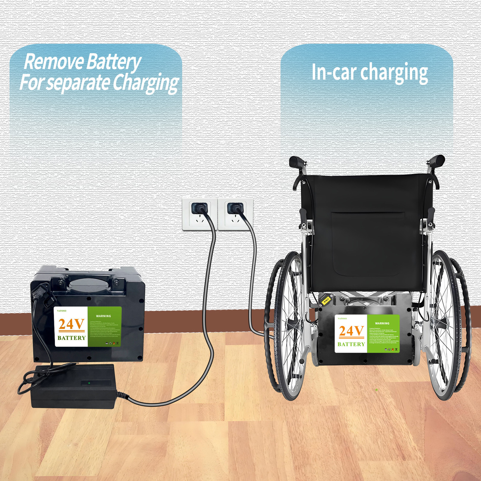24V12Ah Lithium power Battery for Electric Wheelchair