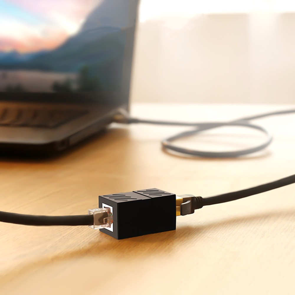 RJ45 Inline Coupler Cat6/Cat5e Ethernet Network Cable Extender Connector Lot