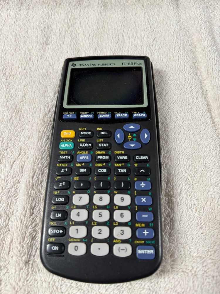 Texas Instruments TI-83 Plus Graphing Calculator - UNKNOWN WORKING CONDITION!!!