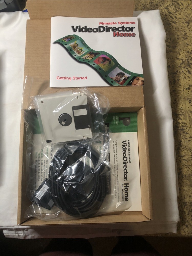 Pinnacle Video Director Video Camera VCR Editing Software - Open Box B4