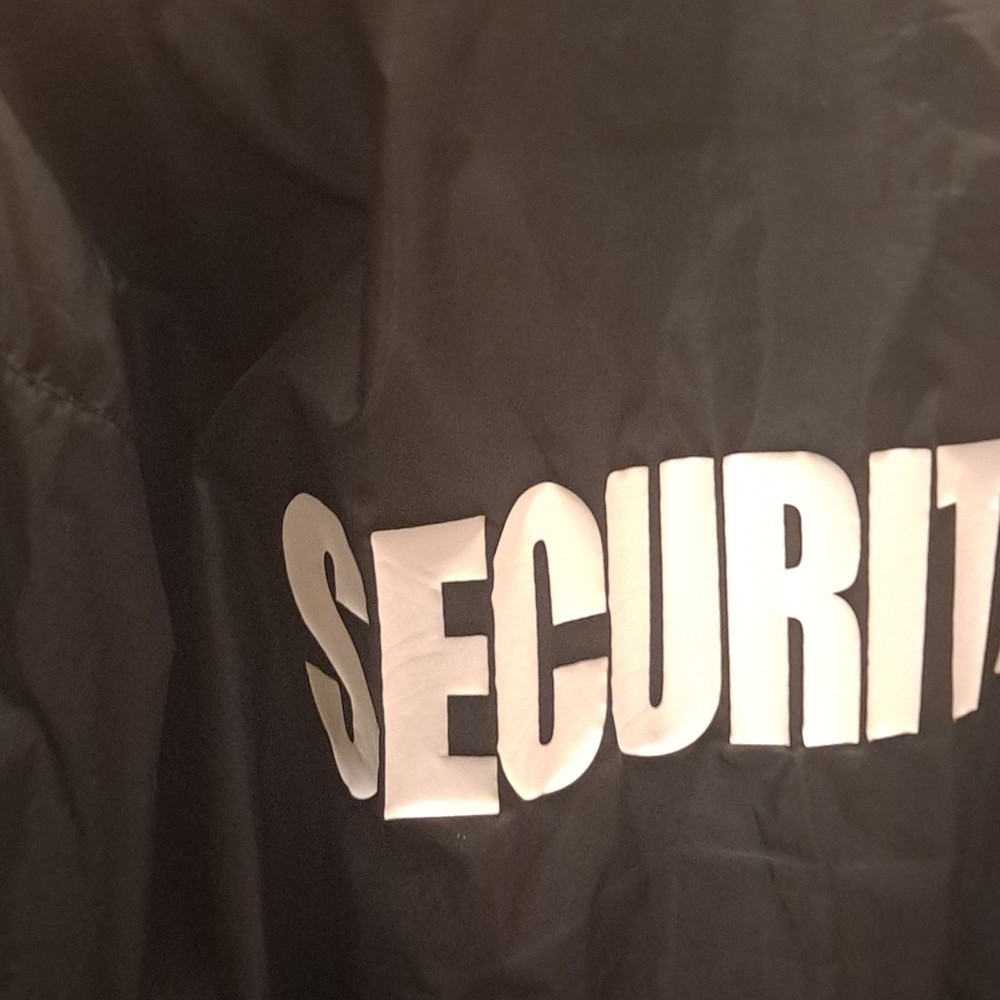 First Class Security Jacket Black XL 65% Polyester 35% Cotton