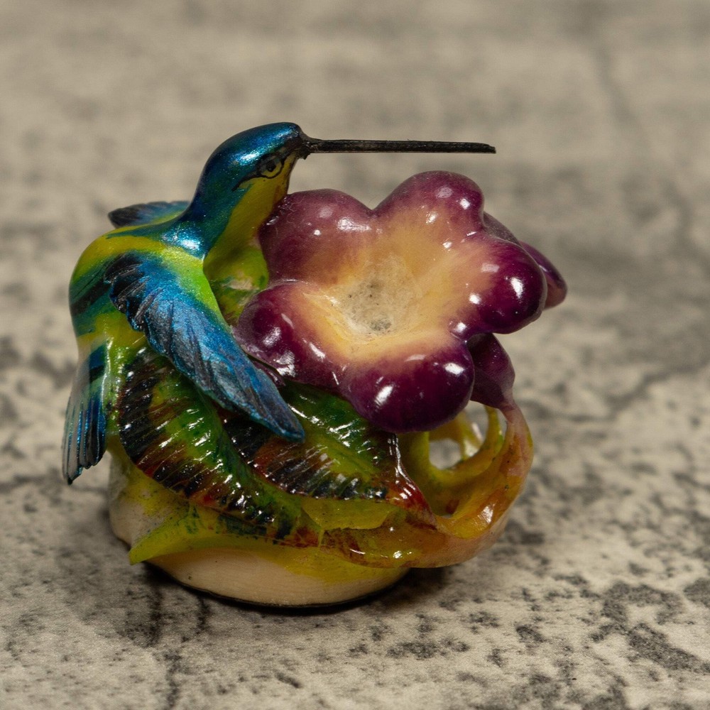 Hummingbird Tagua Carving