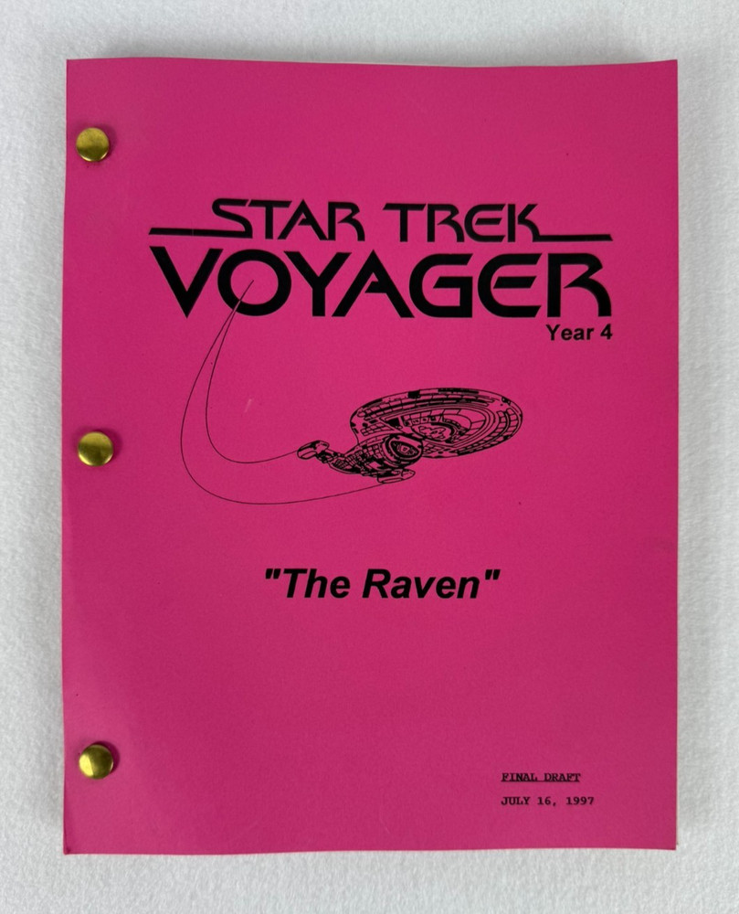 Star Trek Voyager “The Raven” Final Draft Original Studio Script  07/16/1997