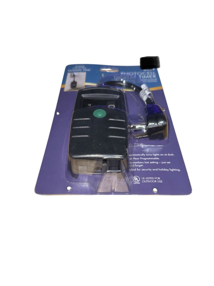 New Photocell Digital Timer Holiday Time