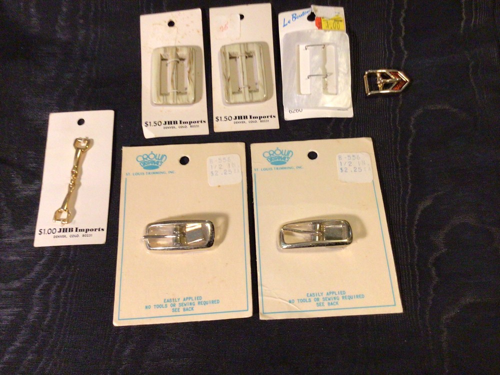 7 Pc. Vintage Buckle Assortment