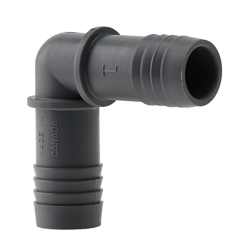 Lasco 1406010RMC Plastic Poly Insert Elbow Fitting 1 in. for Cold Water
