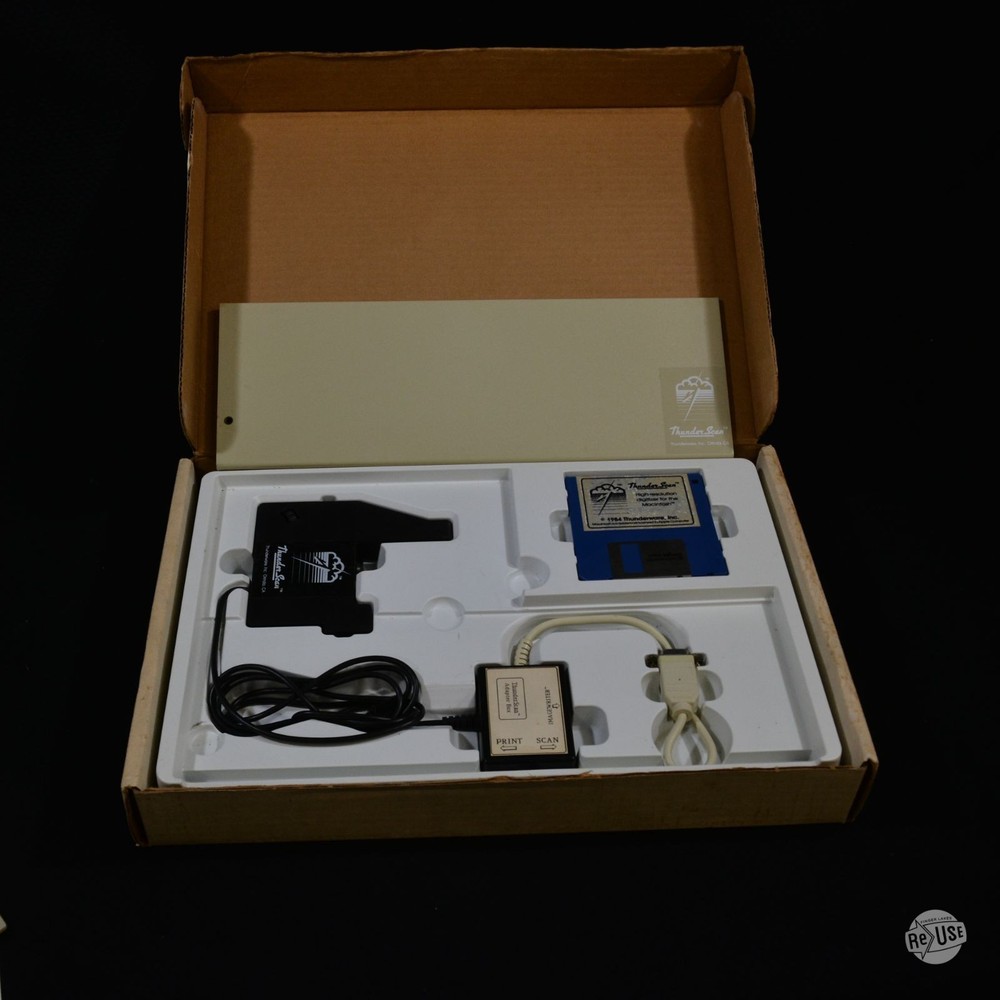 Thunderware ThunderScan 1984 Macintosh Computer Optical Scanner w/ Software Disk
