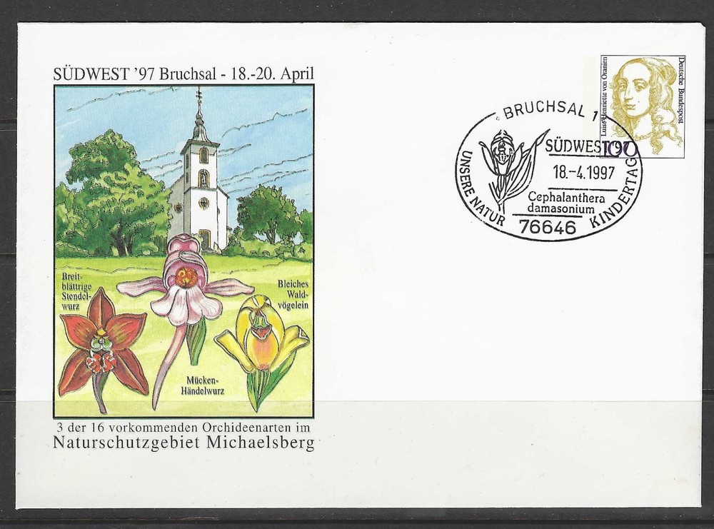 Germany Sudwest -97 Bruchsal envelope (n066)