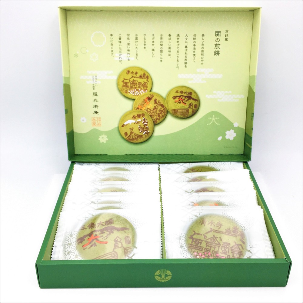 Seki Matcha Senbei Cookie 100g/(20pcs)