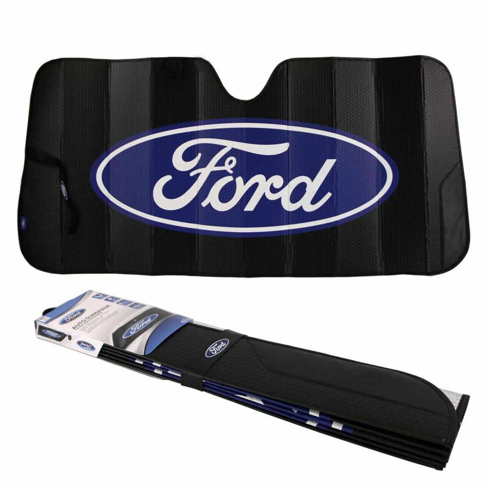 Best FORD Black Front Windshield Sunshade Universal Sun Shade Accessories