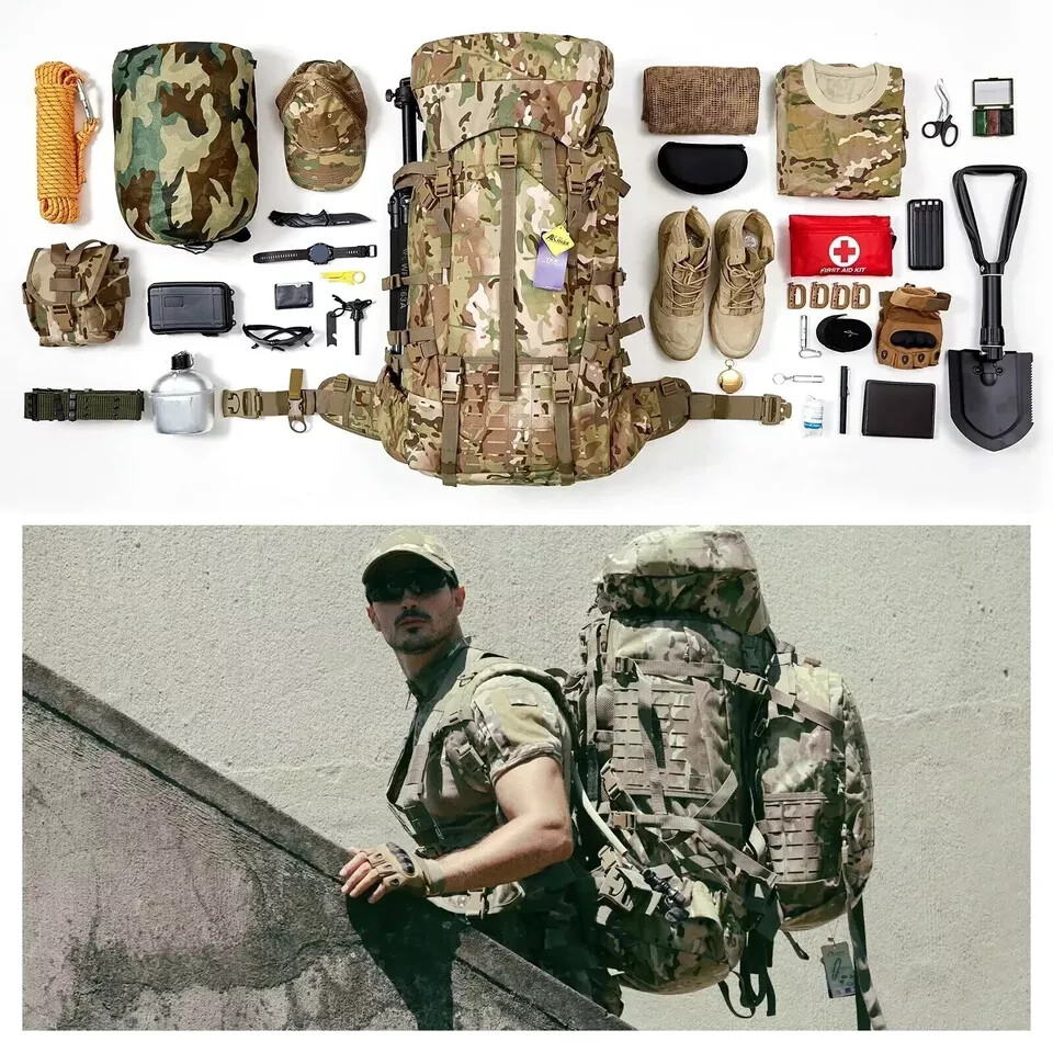 ILBE Rucksack Military Backpack USMC Modular Pack Capricorn Camo