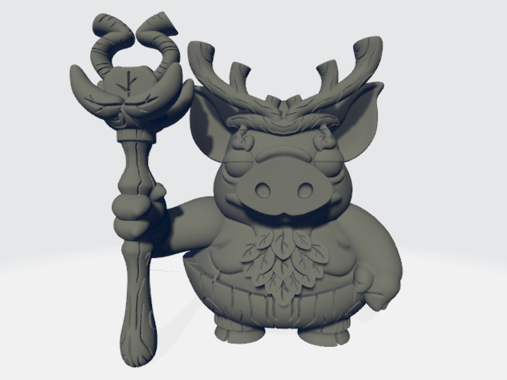 Chibi Tykes - Druid Pig