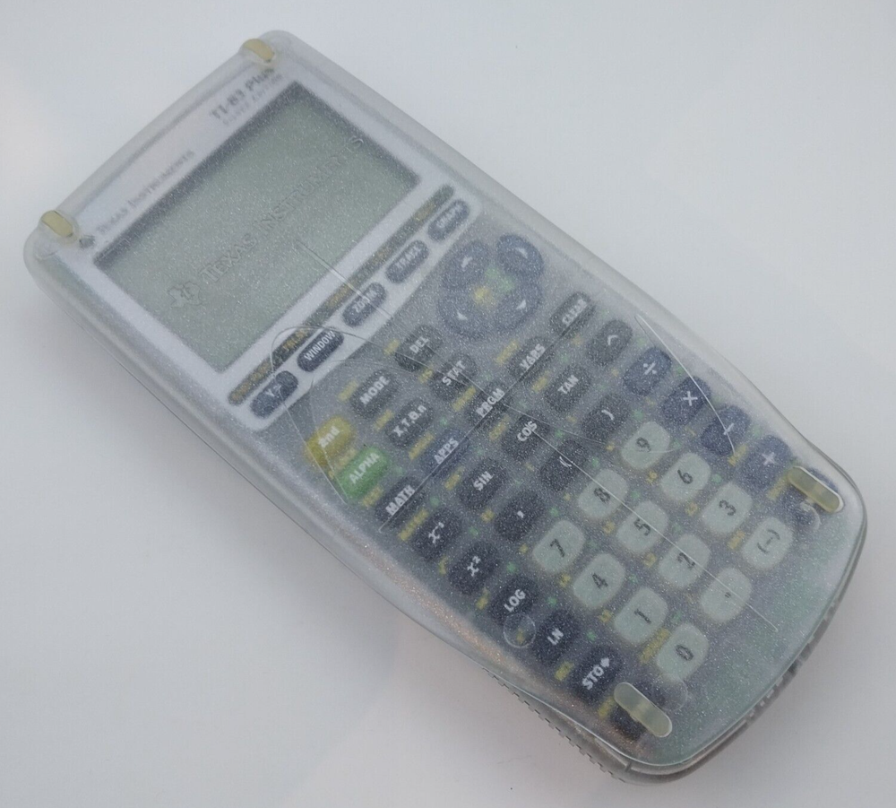 Texas Instruments TI-83 Plus Silver Edition Graphing Calculator W/ Cover TESTED