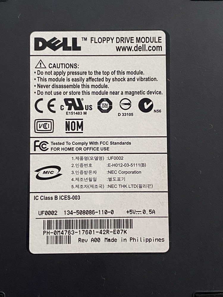 DELL Floppy Drive TESTED