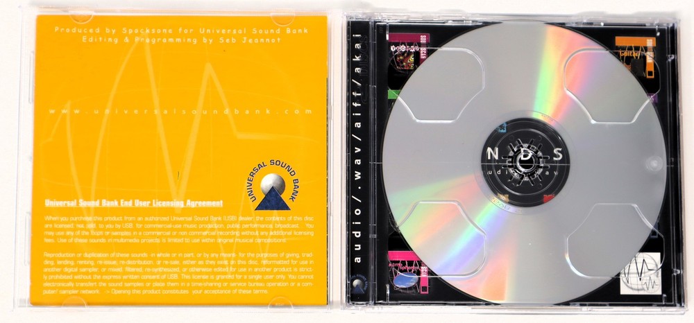 USB MISSING DISC A Soundscan 03 Pure Electro Sample/Sound Library Sampling CD