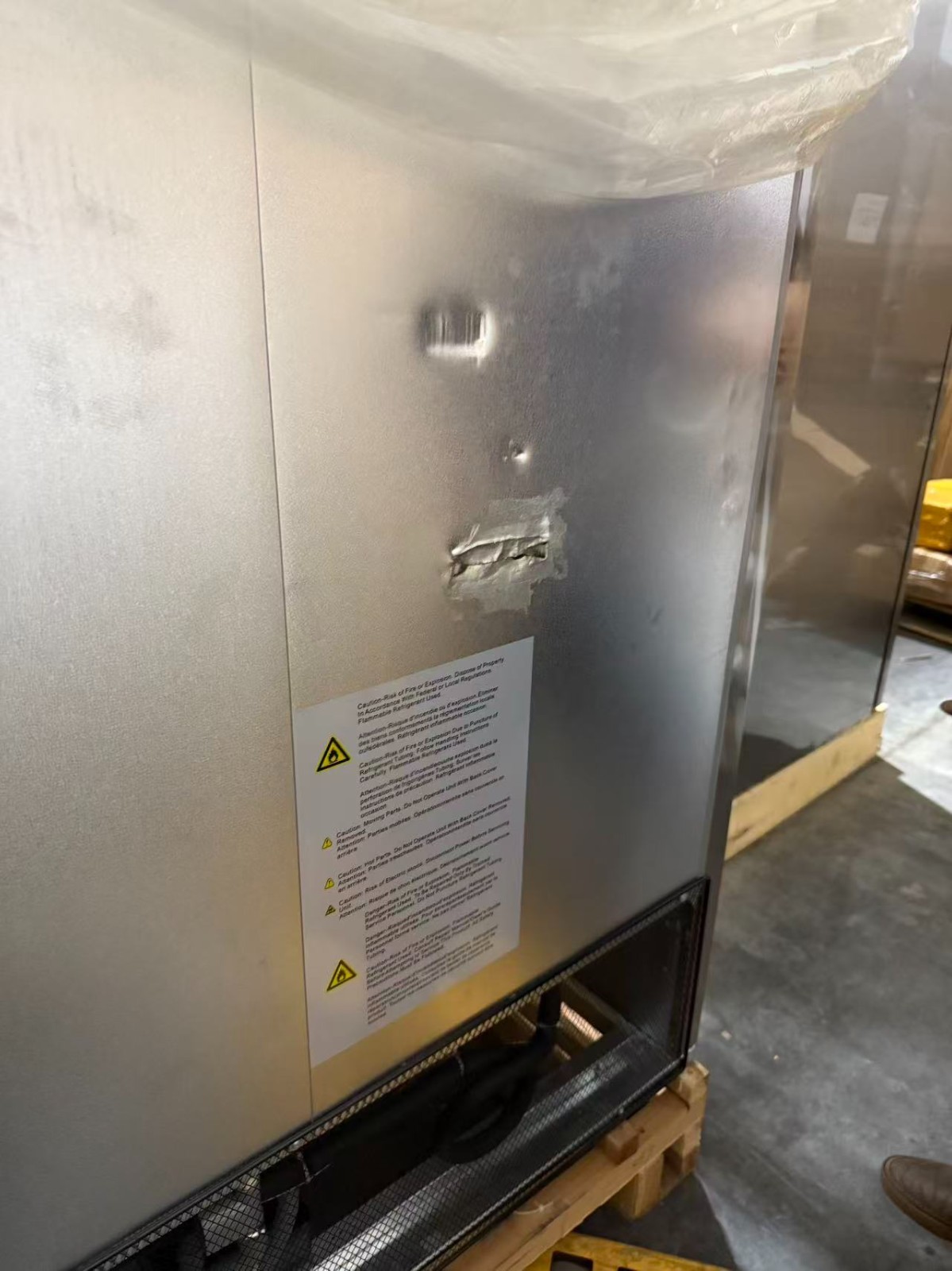 Westlake 54" Commercial Freezer Double Door Stainless Steel - DAMAGED