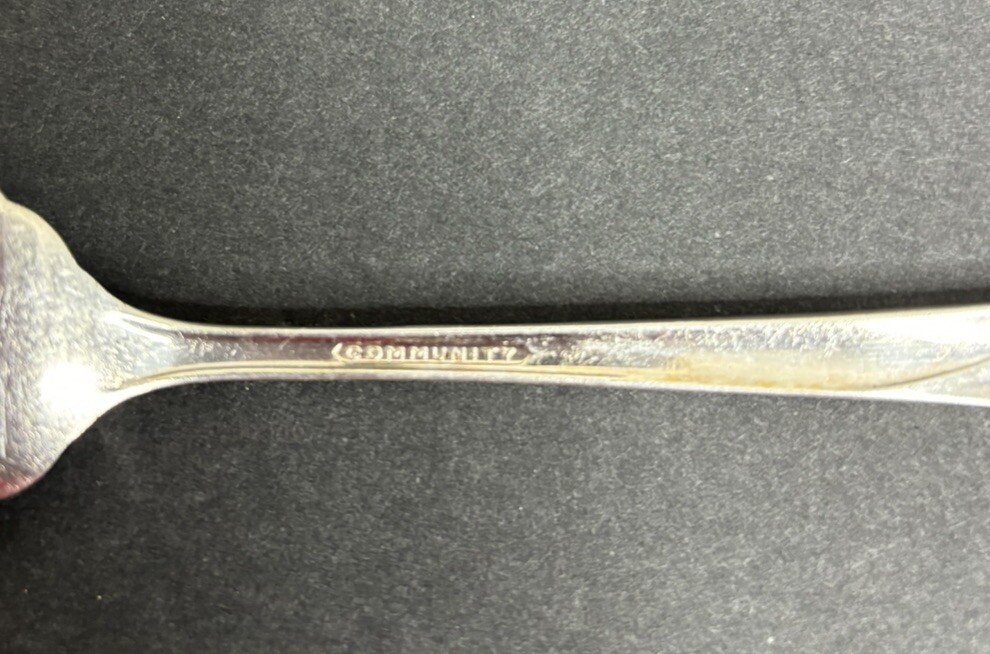 Oneida Community Evening Star Jelly Server Silverplate 6 1/4" Flatware