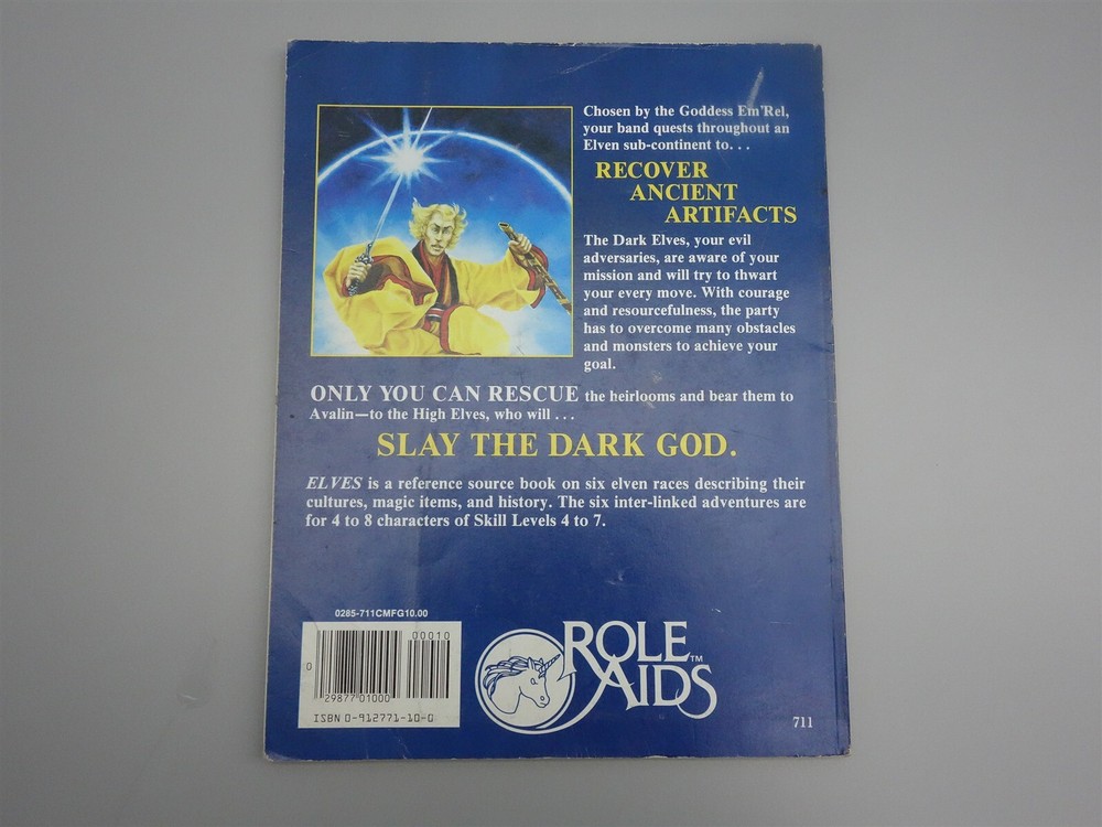 Advanced Dungeons & Dragons, D&D: RoleAids Sourcebook Elves