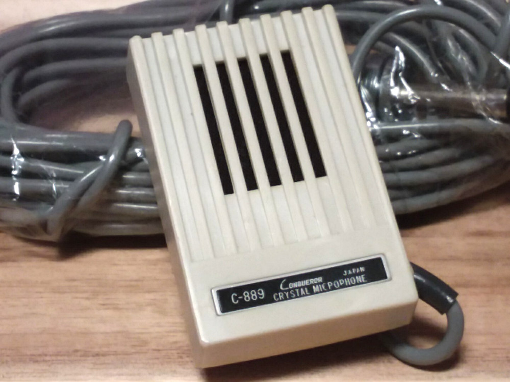 Vintage Conqueror Crystal Microphone (Harmonica?) ~ Model C-889 ~ NEW
