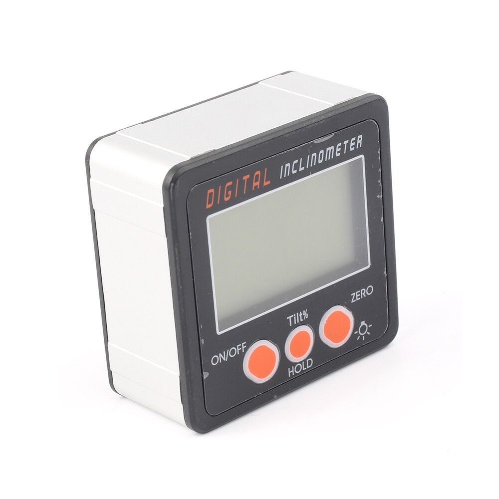 4*90° Digital Inclinometer Angle Finder Measuring Level Box LCD Display Plastic