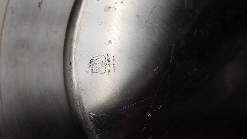 Bruce Hunt 11.5" Stainless Steel Tray (D)