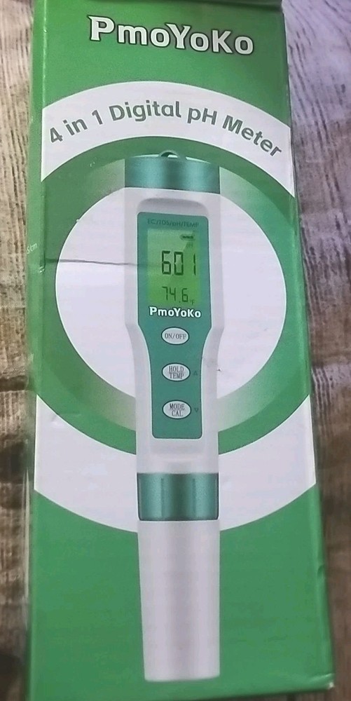 PmoYoKo Digital pH Meter 4 in 1 PH Meter