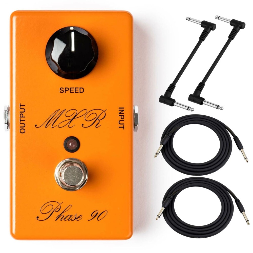 MXR CSP101SL Custom Shop Script Phase 90 Effects Pedal with Cables
