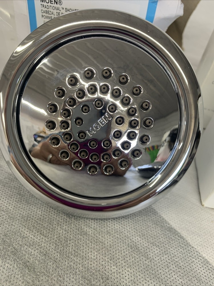 Moen 6371 4-Inch Single Function Showerhead, Chrome