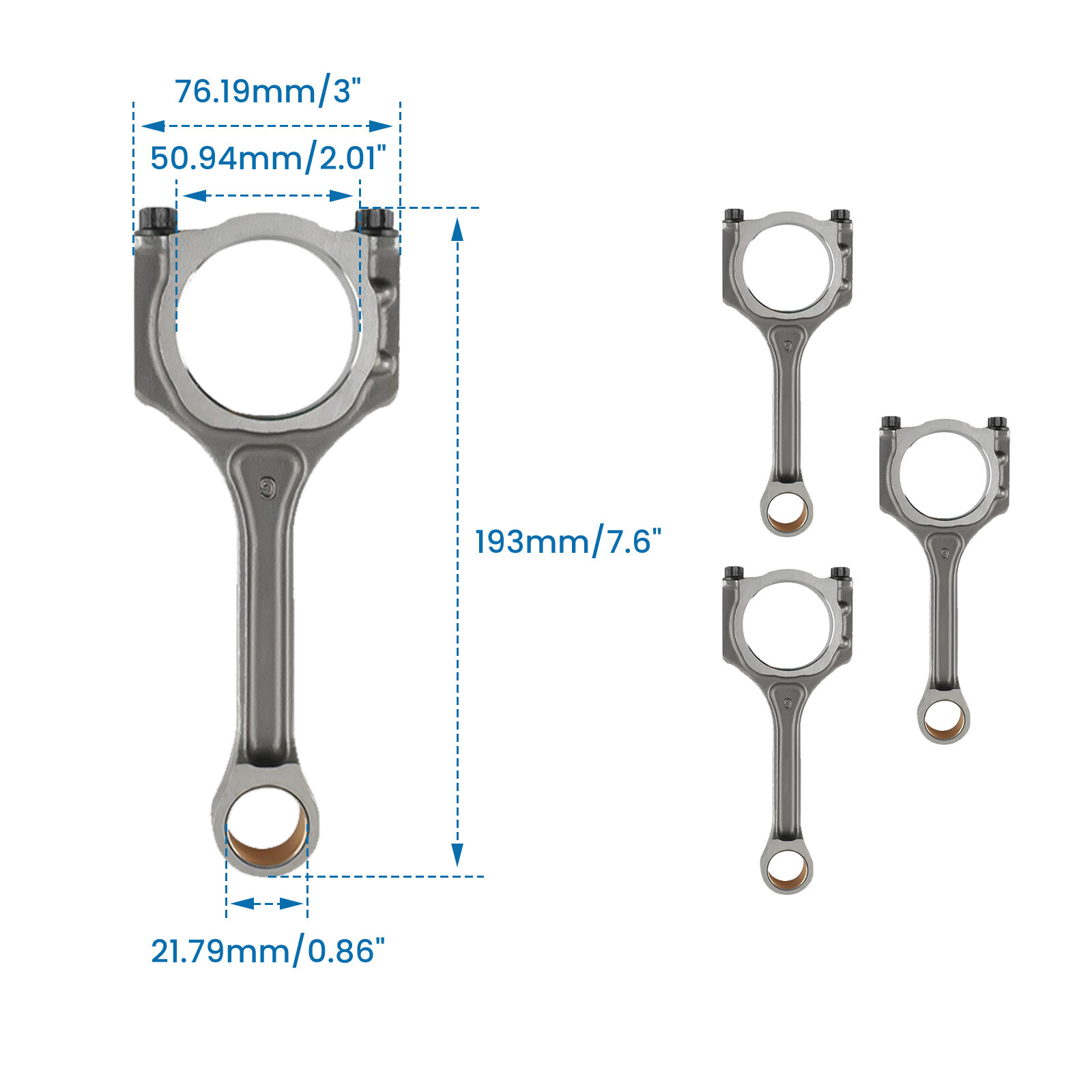 GDI 2.4L G4KJ Crankshaft+Bearing+Rods Kit for Hyundai Sonata Kia Optima Sorento