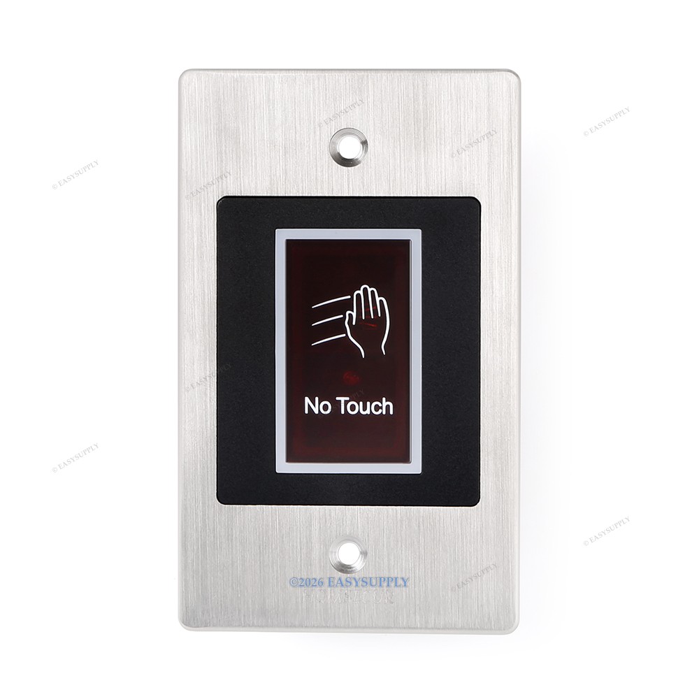 No Touch Exit Button NO NC LED IR Touchless Switch for Door Access Control Lock