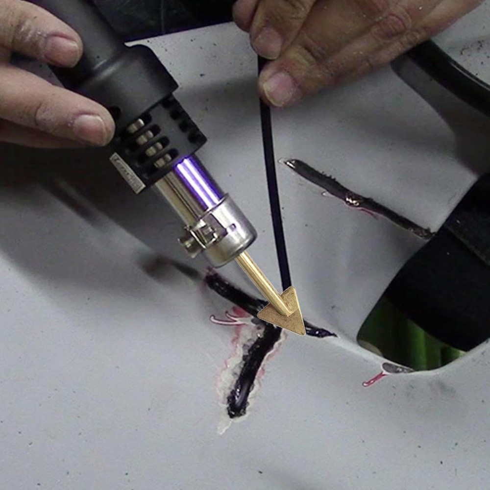 4PCS Plastic Welding Replacement Tips, Soldering Iron Gun Triangular...