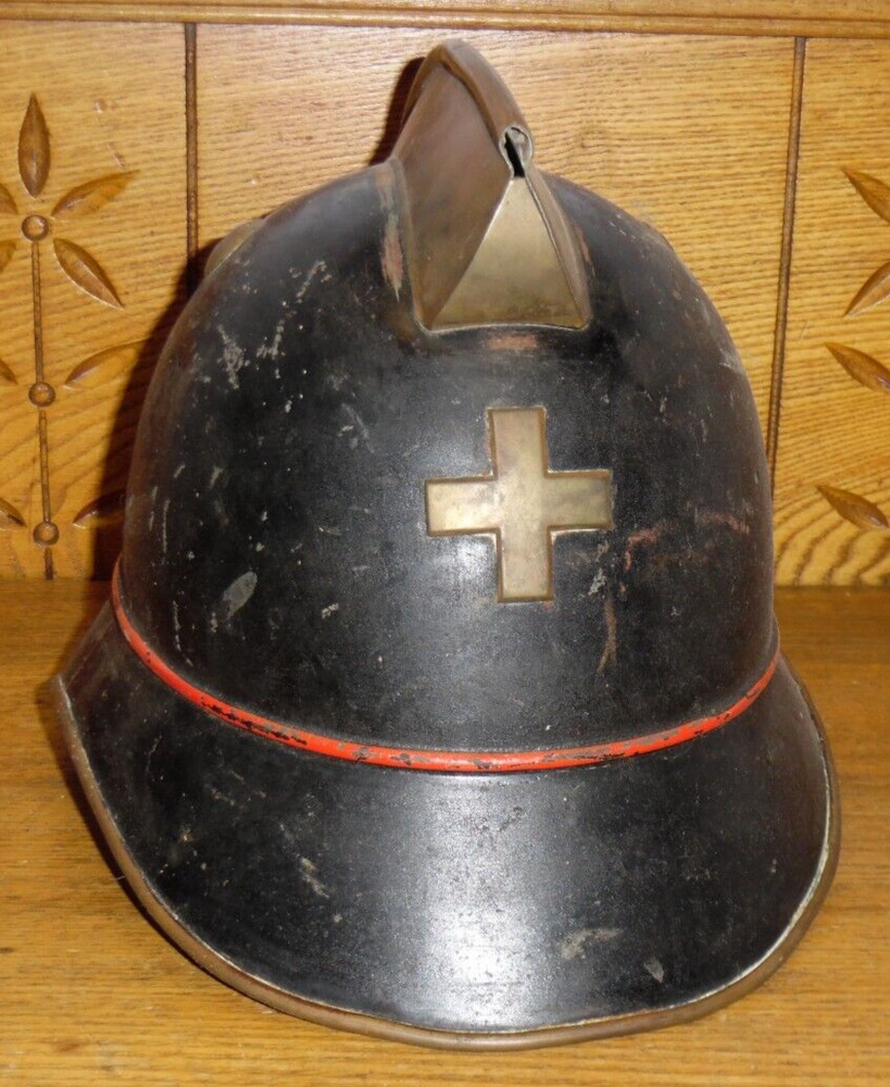 Vintage Swiss Fireman's Helmet #2