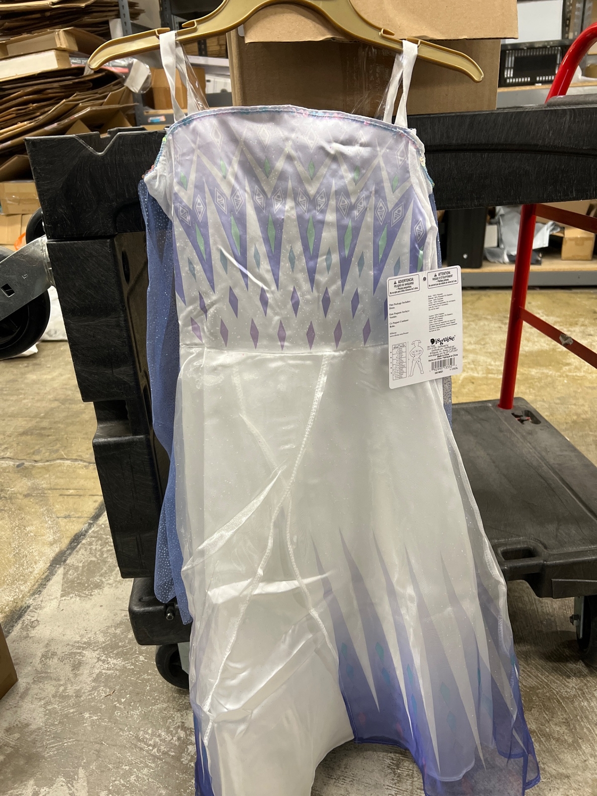 DISNEY FROZEN ELSA CHILD COSTUME SMALL 4-6X