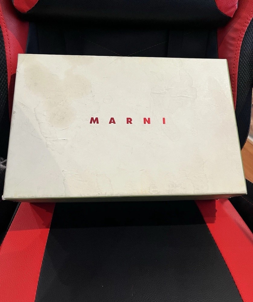 Marni Slides Red EU 46 With Box And Marni Dust bag