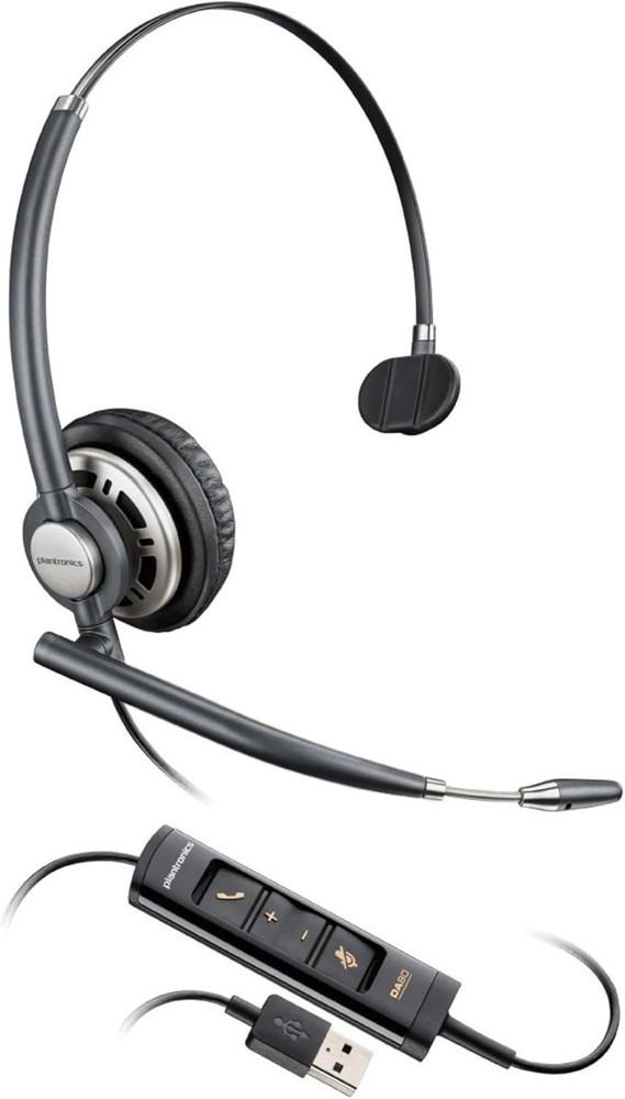 Poly EncorePro 715 USB-A Monoaural Headset USB Type A Wired On Ear 783N5AA