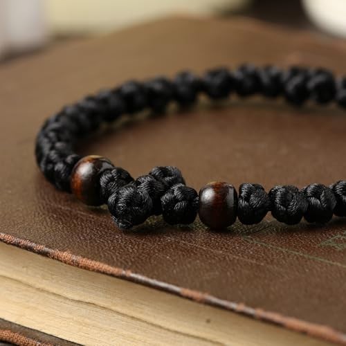2 Pcs Orthodox Prayer Rope 100 Knots & 33 Knots Handmade Bracelet - Christian Ro