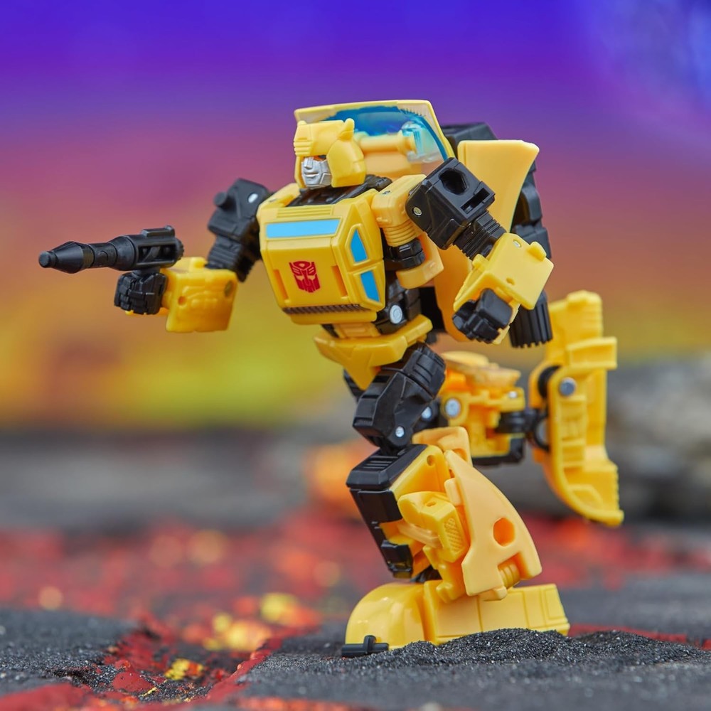 Transformers Legacy Deluxe Class Origin Bumblebee 5.5-inch Converting Action...