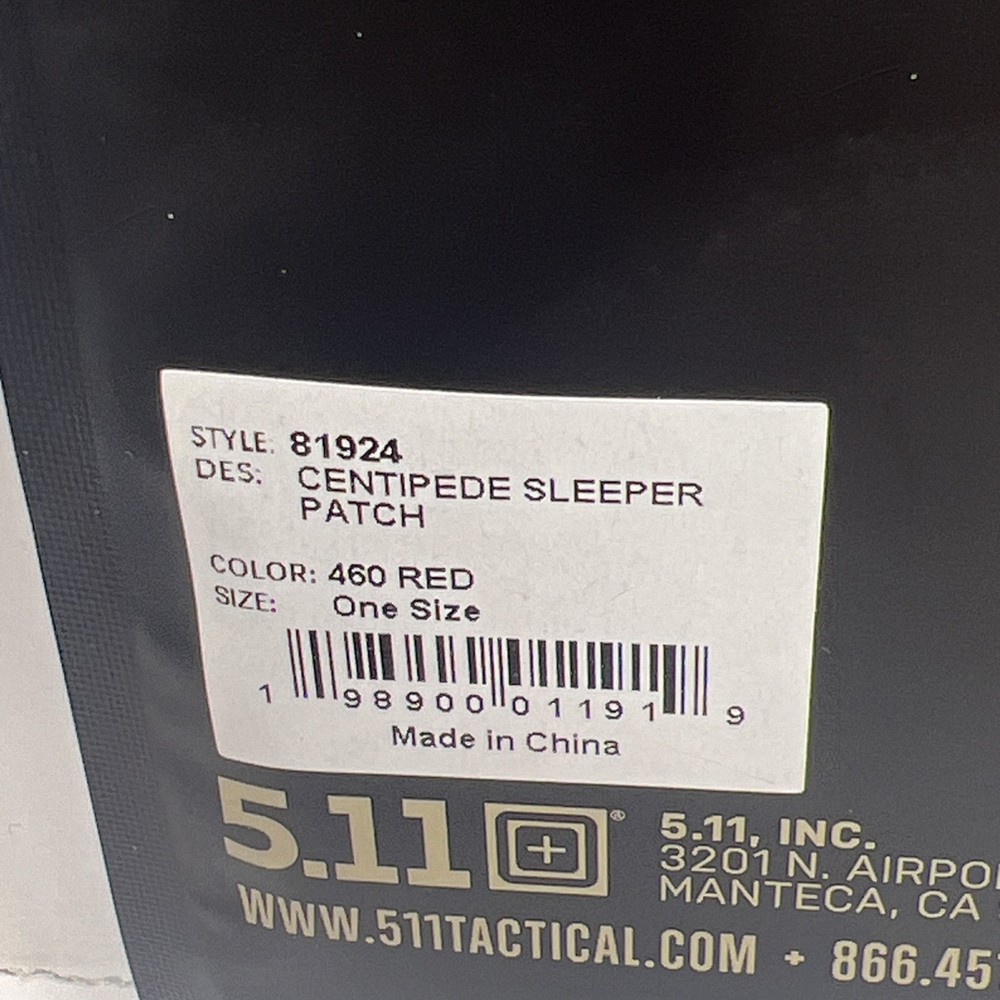 5.11 Tactical Centipede Sleeper Patch