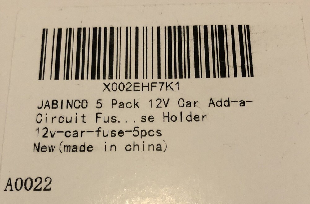 Jabinco 5 Pack 12 V Add A Circuit