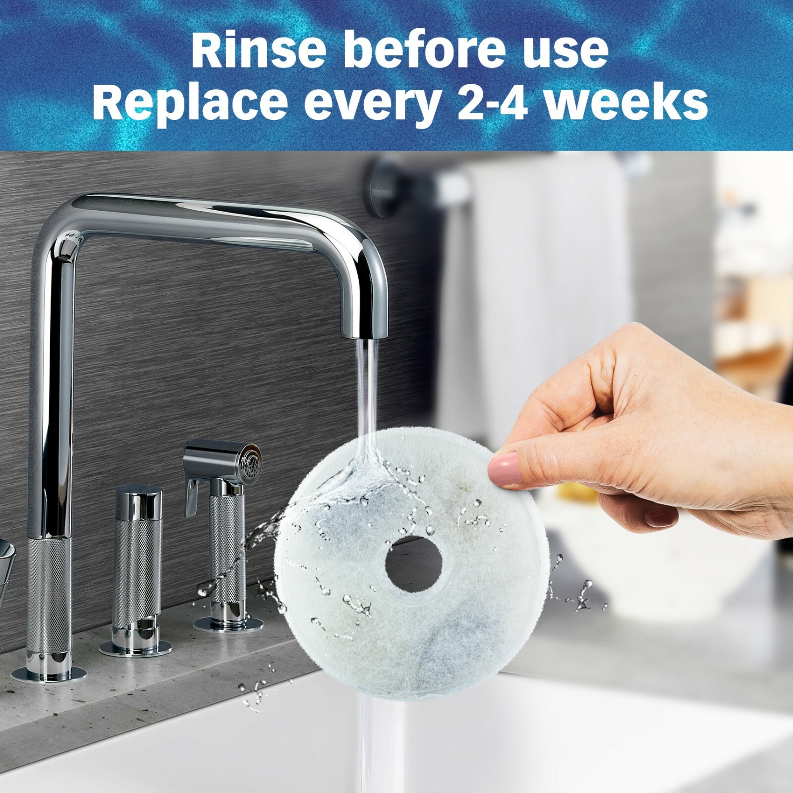 Filters for Catit Design Senses Fountains and Catit Flower Fountains, Pack of 6