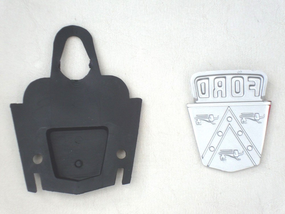 55 1955 FORD TRUNK CREST & BEZEL PAD CUSTOMLINE NEW