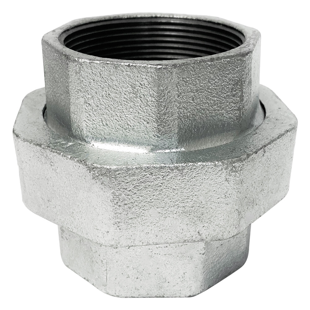 2-1/2 Galvanized Union 2-1/2" FNPT X 2-1/2" FNPT Thread