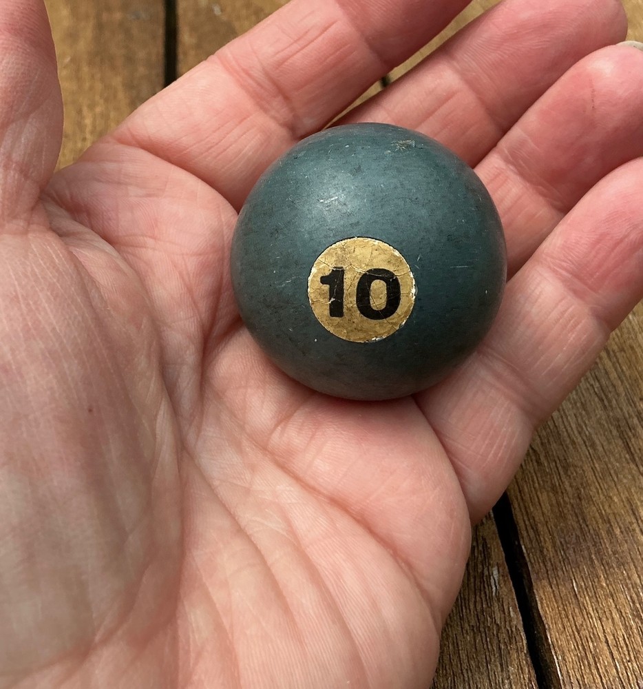 Antique 1900s Bakelite Mini Small Billiard Pool Ball #10