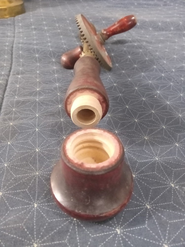 Eggbeater Drill w/ Side Handle and Push Handle
