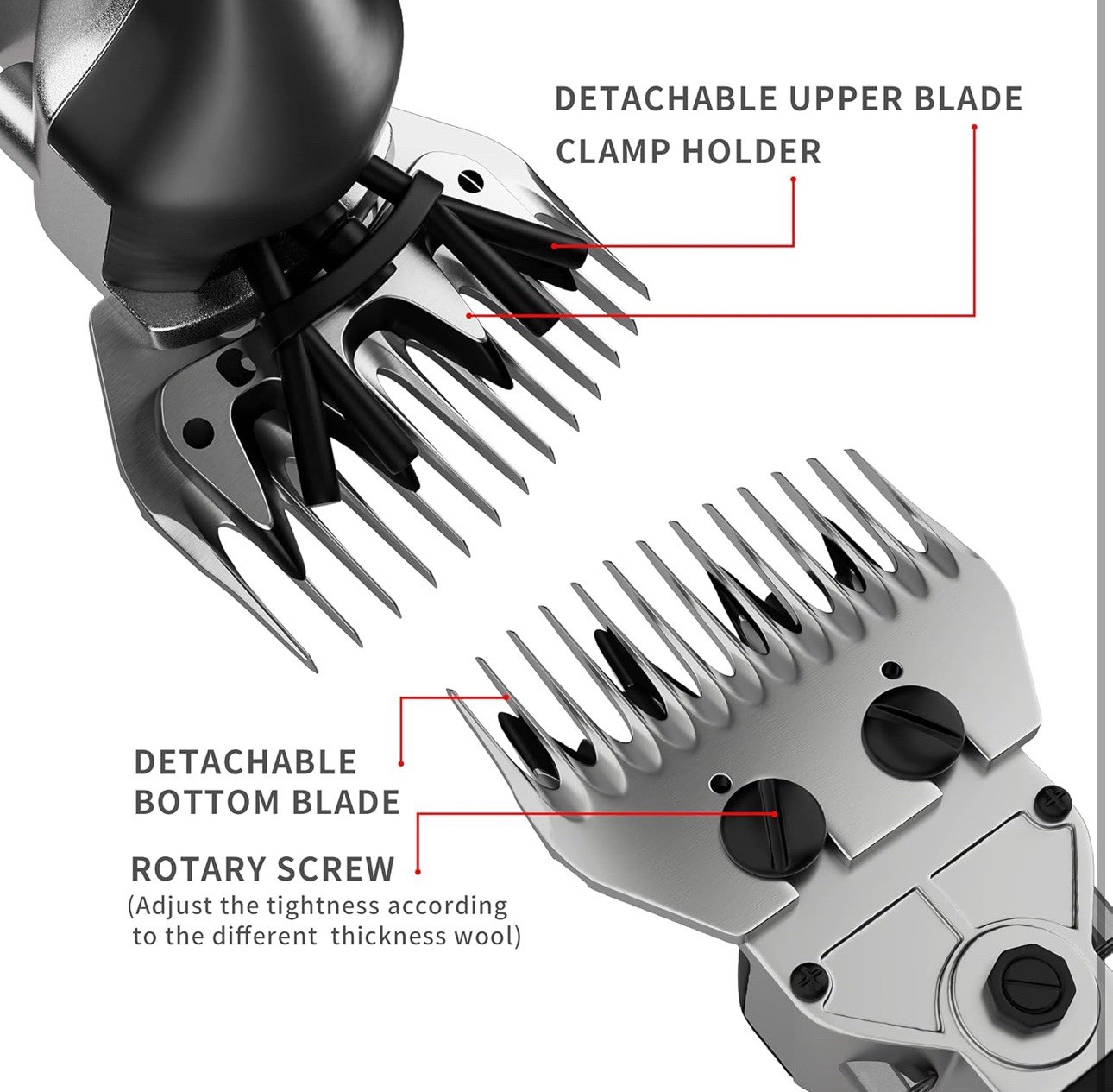 Sheep Clippers 600W, Professional Animal Shearing Machine, Farm Livestock