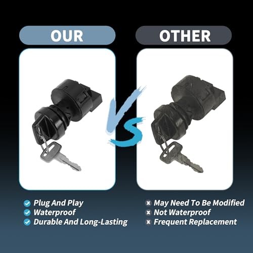 Ignition Key Switch Ignition Switch Lock Set No.710003847 for Can-Am Commander